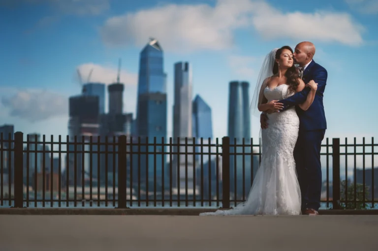 Photo of bride and groom