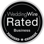 Wedding Wire Rated Business icon for wedding photography