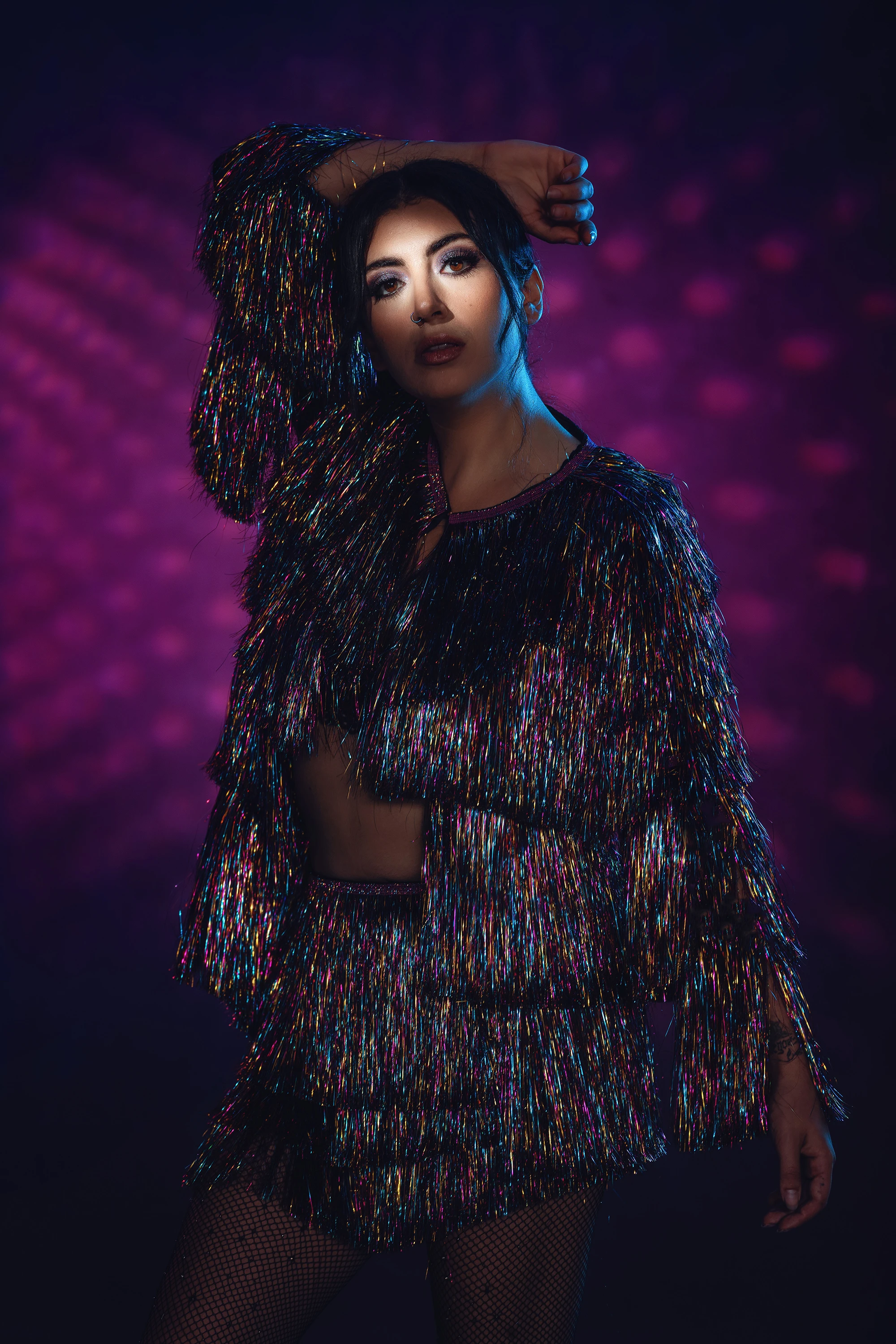 portrait of woman posing